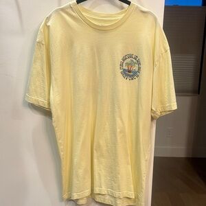 Salty Crew Yellow XL Short Sleeve Tee “Refuge in the Sea”